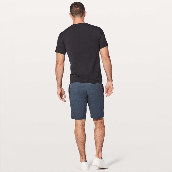 Lululemon Men’s City Sweat Short Heathered True Navy - Picture 2 of 8